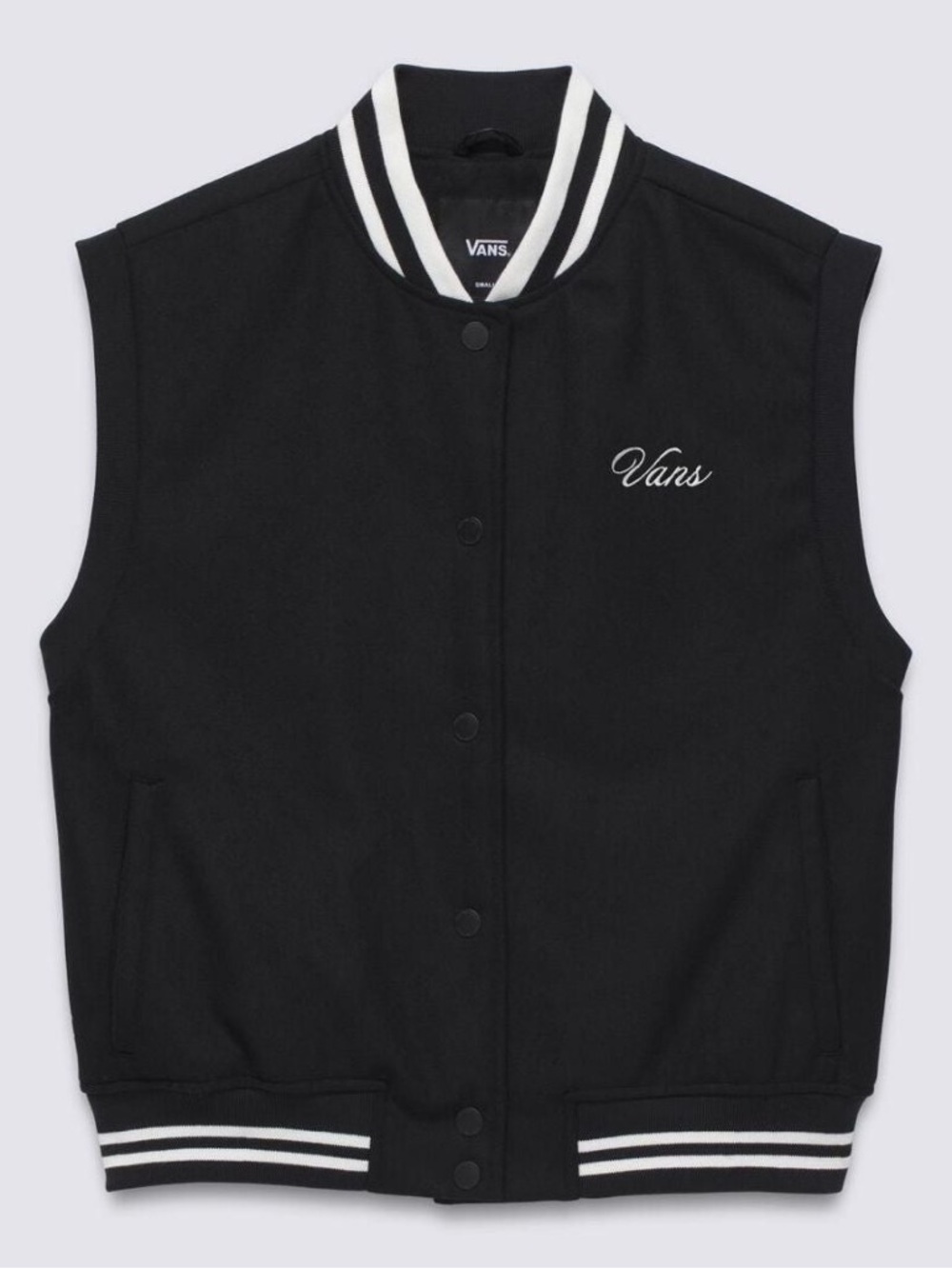 Vans Piper Stadium Vest Wool Blend Small NWT - Picture 3 of 8